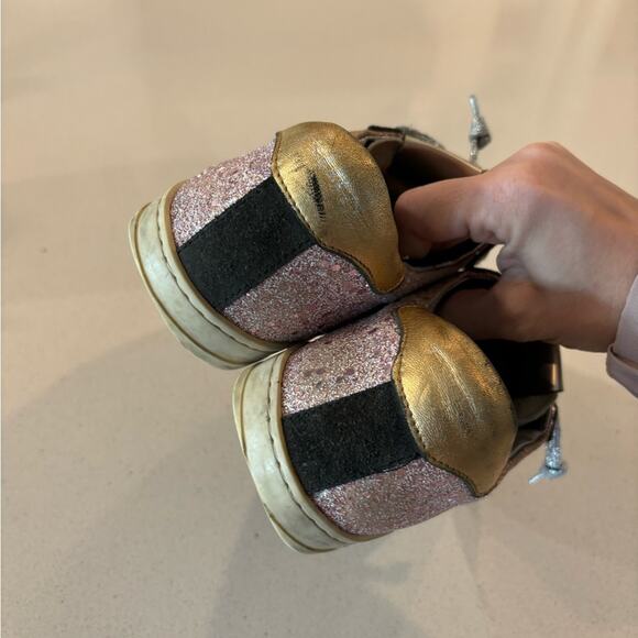 P448 Pink Glitter Sneakers size 37 - Picture 3 of 10